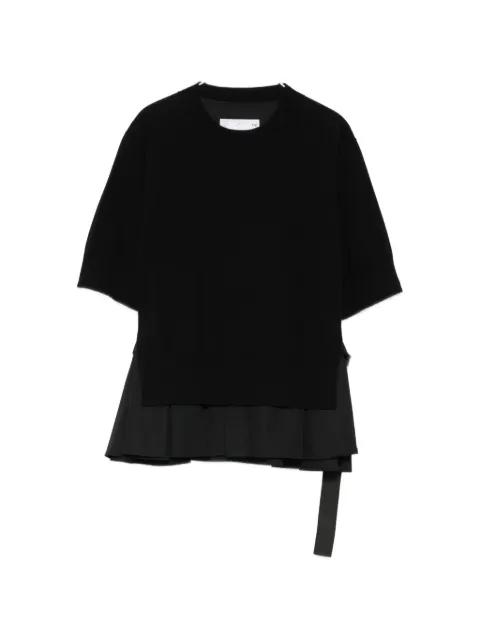 panelled top by SACAI
