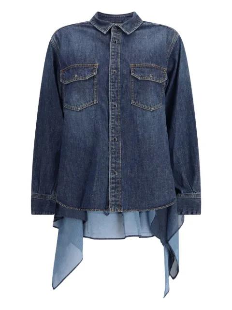 patch-pocket shirt by SACAI