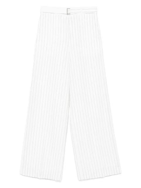 pinstripe palazzo trousers by SACAI