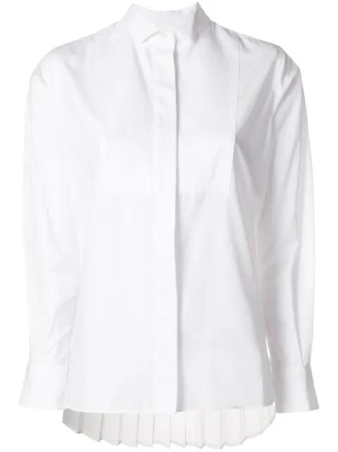 pleated back shirt by SACAI