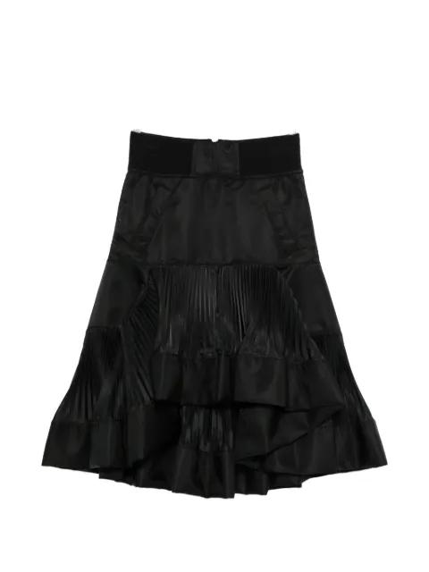 pleated midi skirt by SACAI