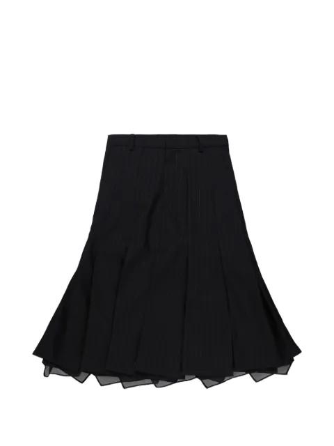 pleated midi skirt by SACAI