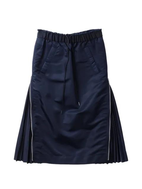 pleated midi skirt by SACAI