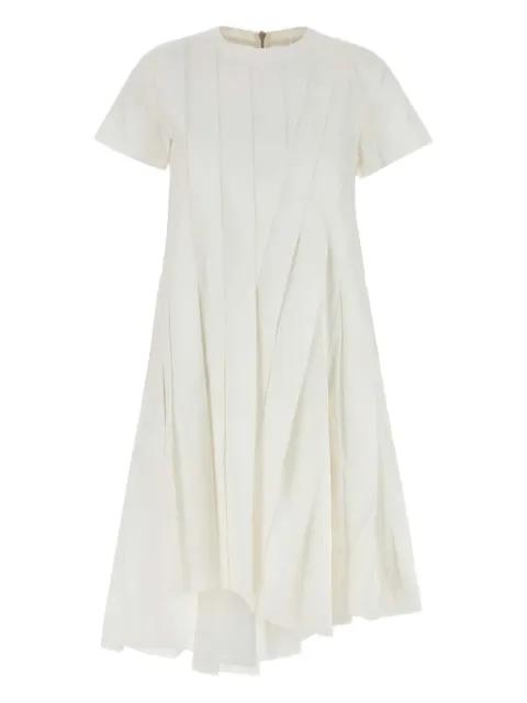 pleated panel dress by SACAI
