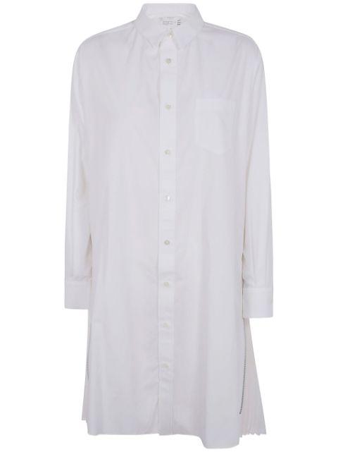 pleated shirtdress by SACAI