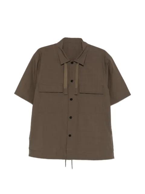 pocket tie shirt by SACAI