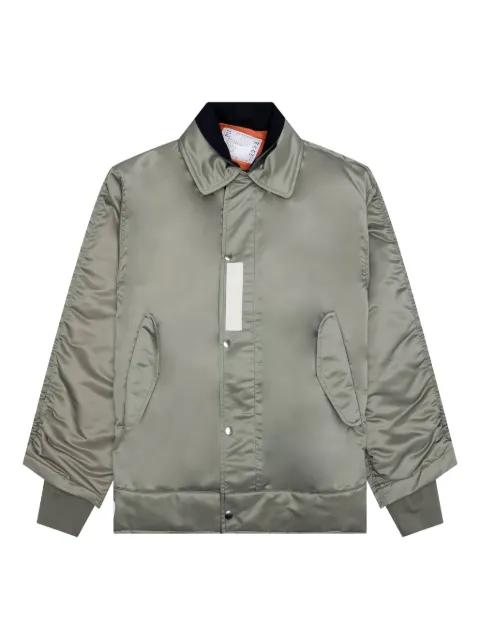 pocketed bomber jacket by SACAI