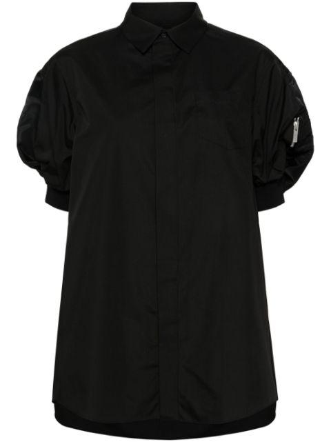poplin mini shirt dress by SACAI