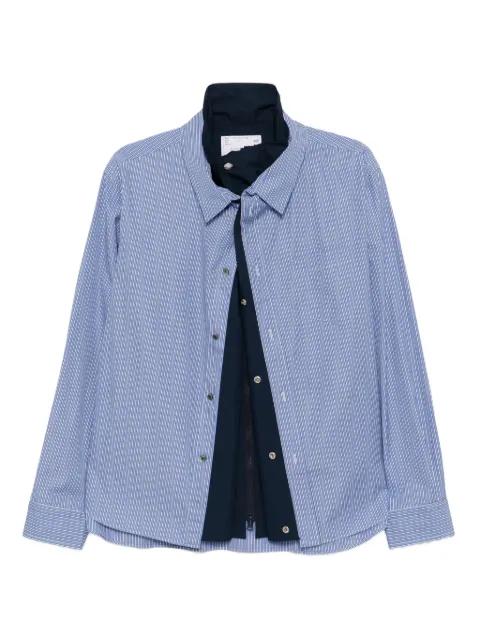 poplin shirt jacket by SACAI