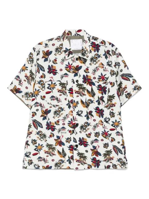 printed shirt by SACAI
