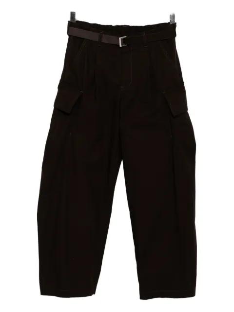 ripstop trousers by SACAI