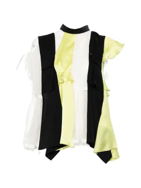 ruffled blouse by SACAI