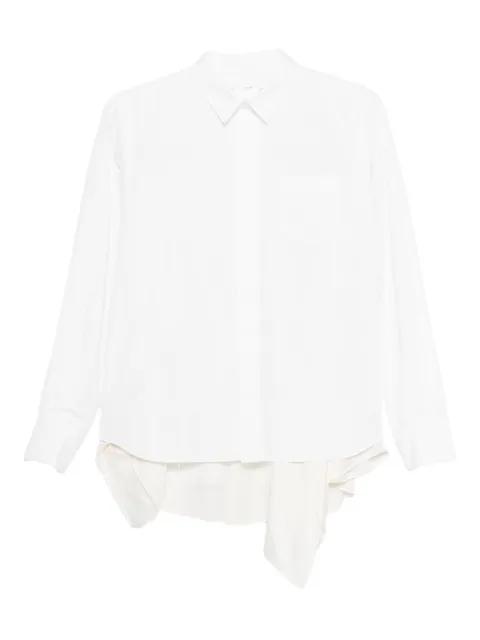 ruffled layered shirt by SACAI