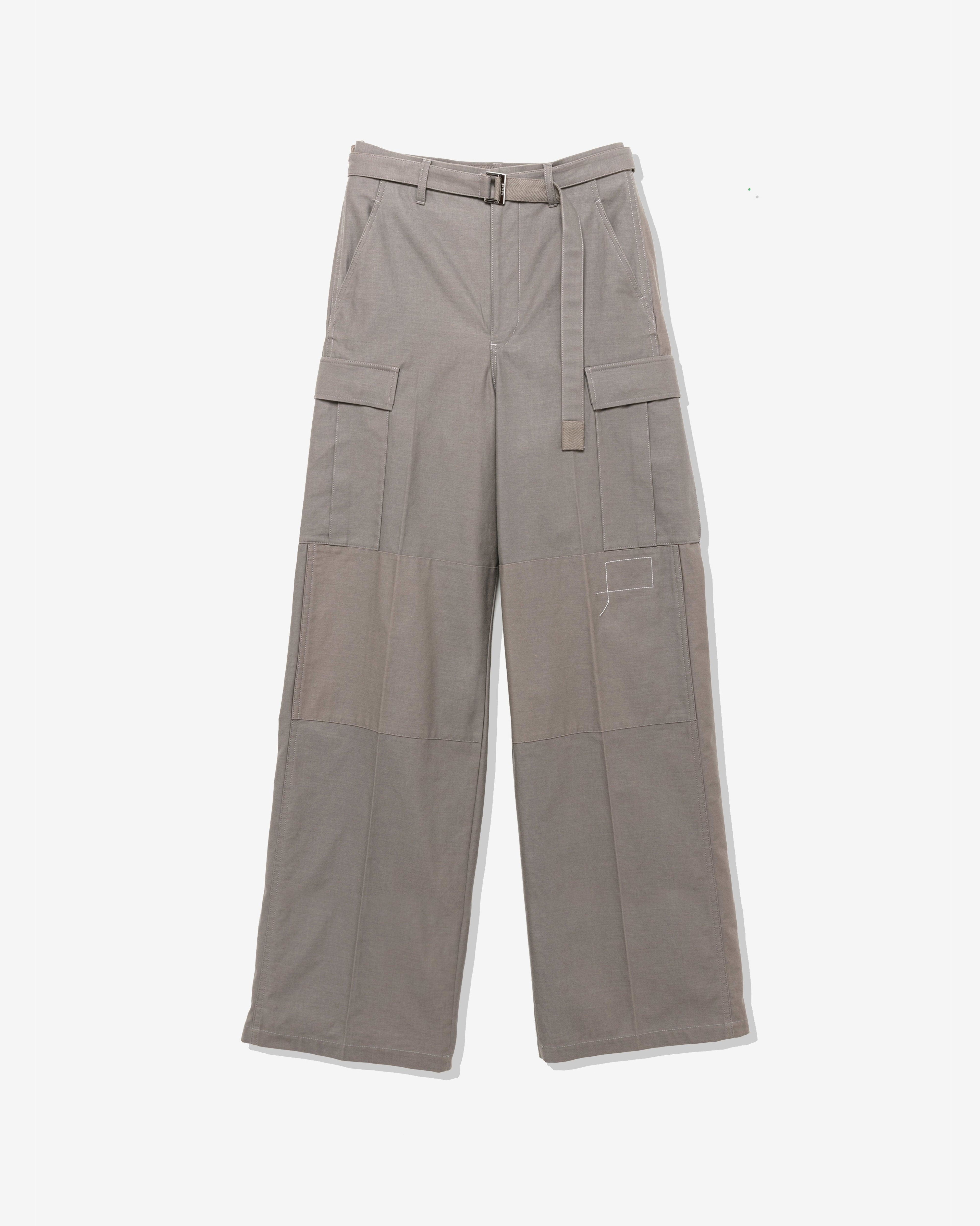 sacai - Men's WTAPS Wide Leg Trousers - (Taupe) by SACAI