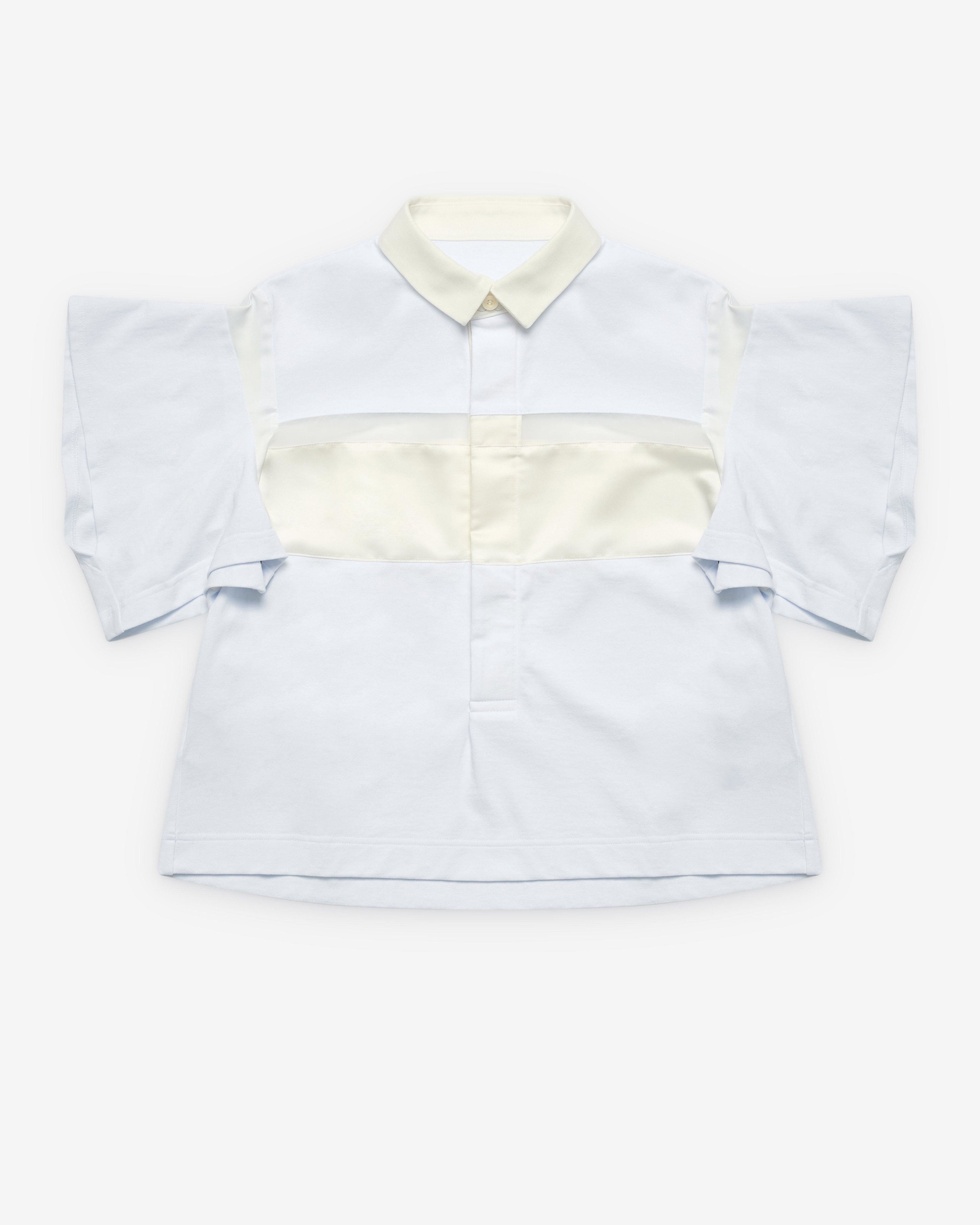 sacai - Women's Cotton Jersey Pullover - (White) by SACAI