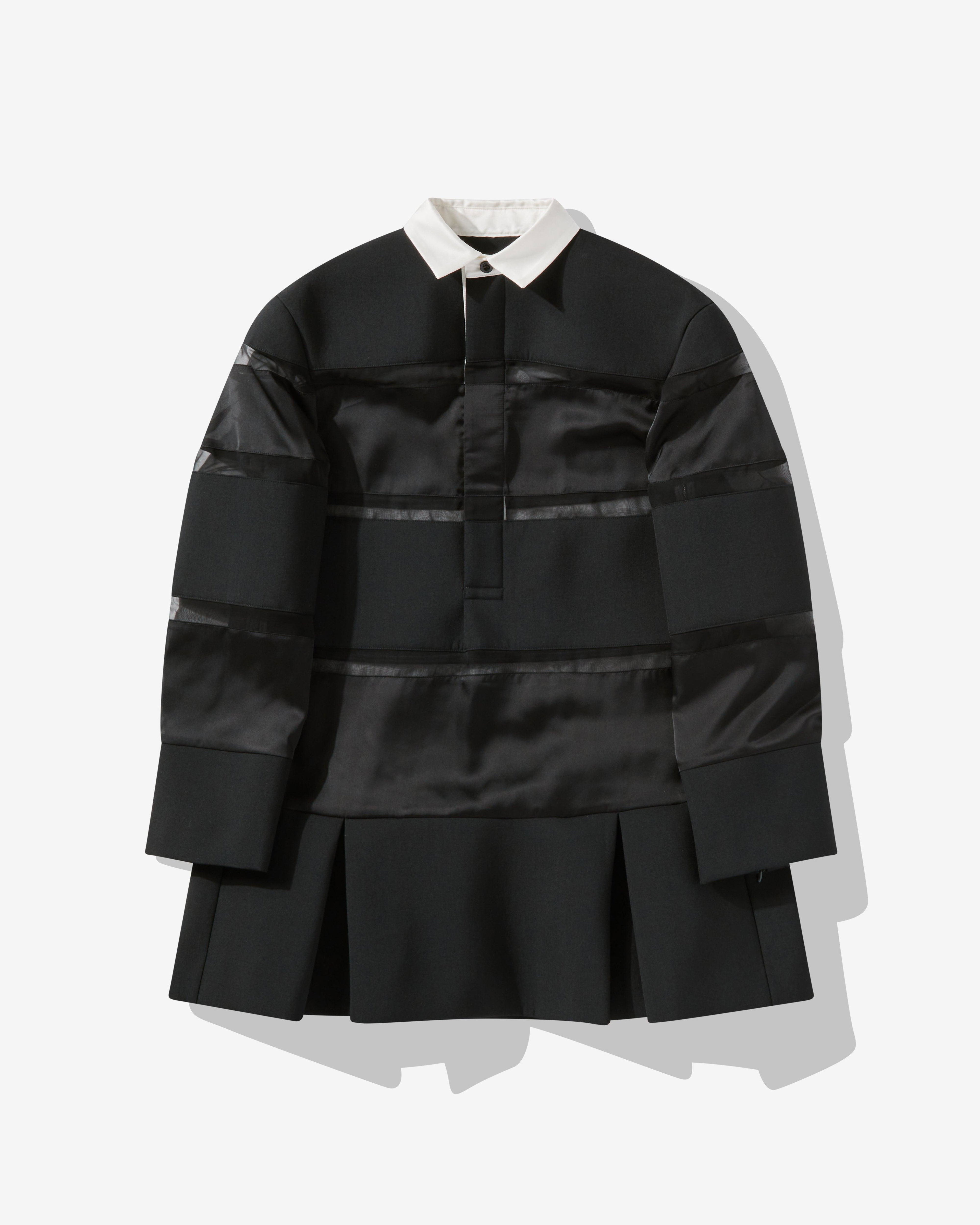 sacai - Women’s Panelled Rugby Dress - (Black) by SACAI