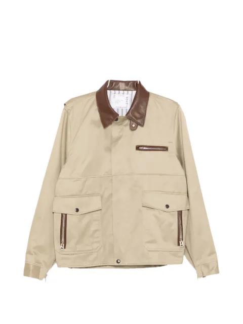 shirt-collar cotton jacket by SACAI