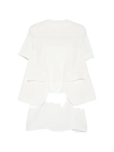 short-sleeve T-shirt by SACAI