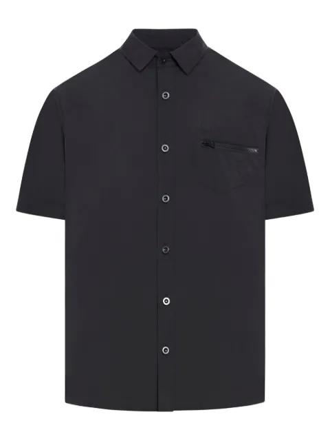 short-sleeve button-up shirt by SACAI