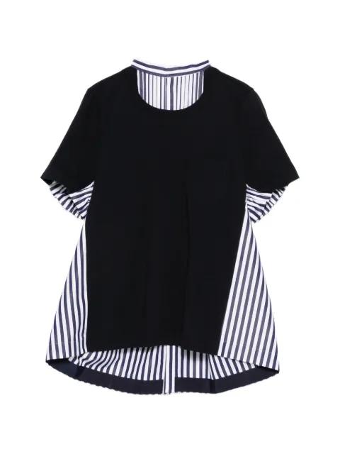 stripe pocket T-shirt by SACAI