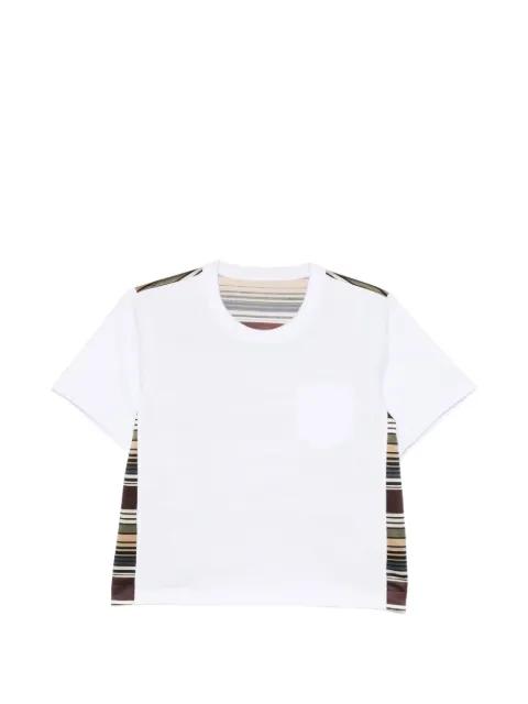 striped T-shirt by SACAI