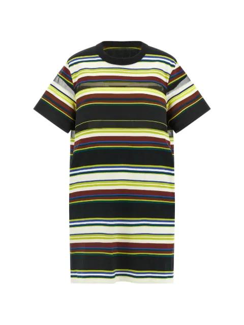 striped T-shirt dress by SACAI