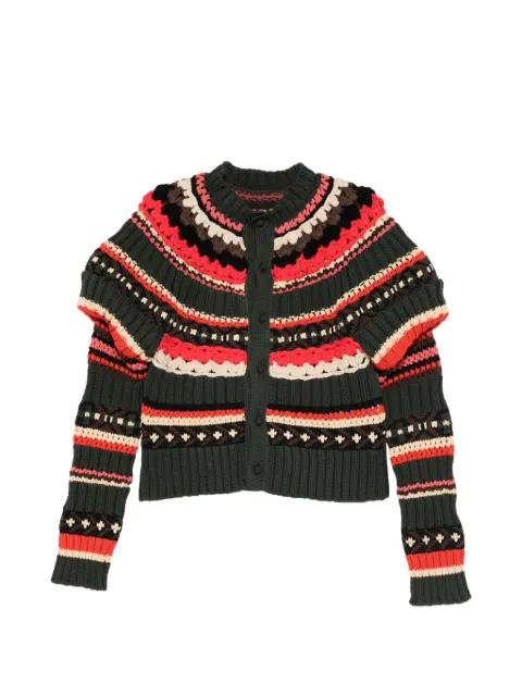 striped cardigan by SACAI