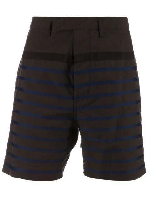 striped shorts by SACAI
