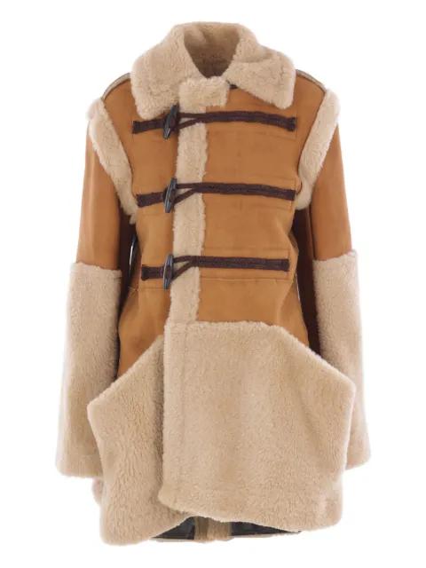 toggle mouton coat by SACAI