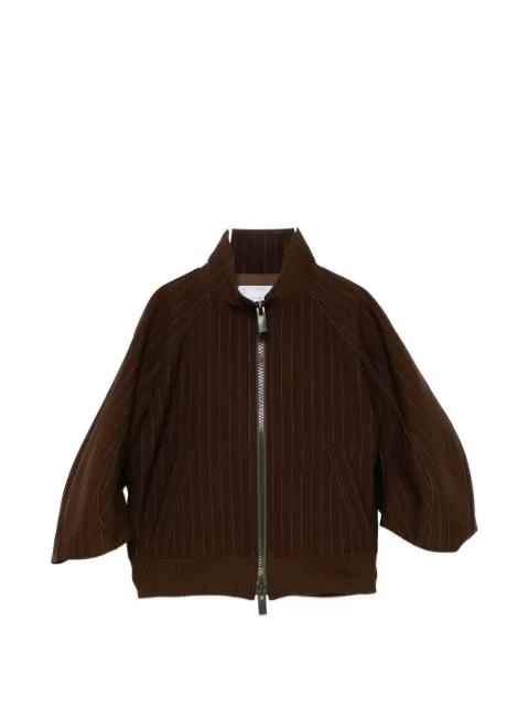 twill cardigan by SACAI