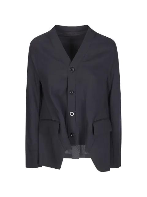 wool-suiting cardigan by SACAI