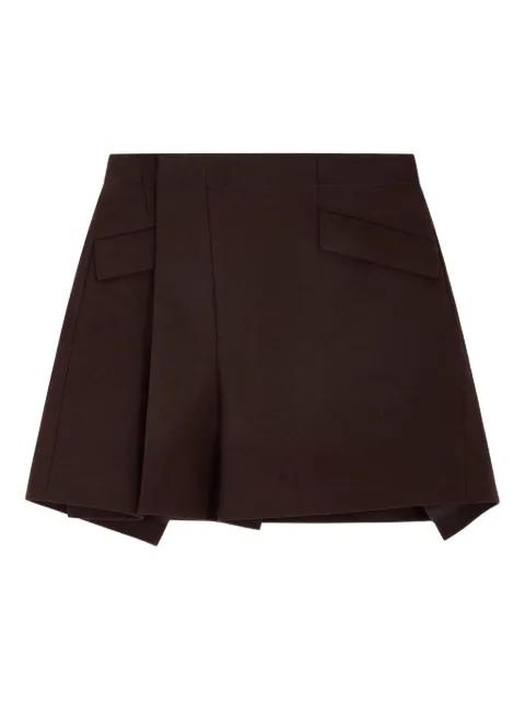 wrap mini skirt by SACAI