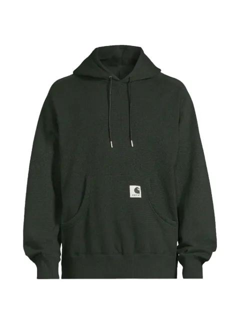 x Carhartt WIP logo-patch hoodie by SACAI