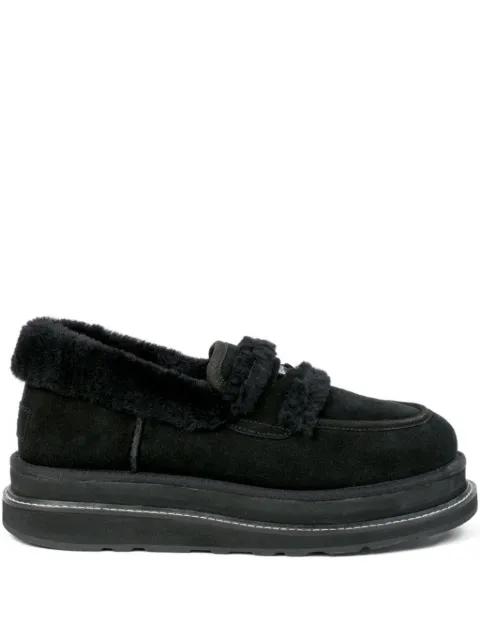 x UGG black loafers by SACAI