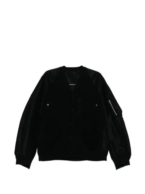 zip cotton jacket by SACAI