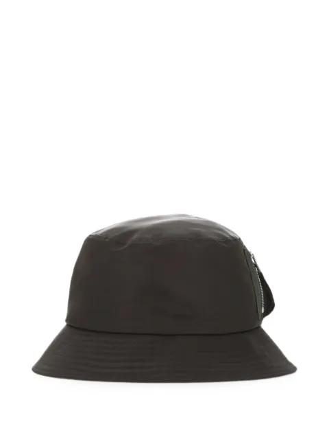 zip-pocket bucket hat by SACAI