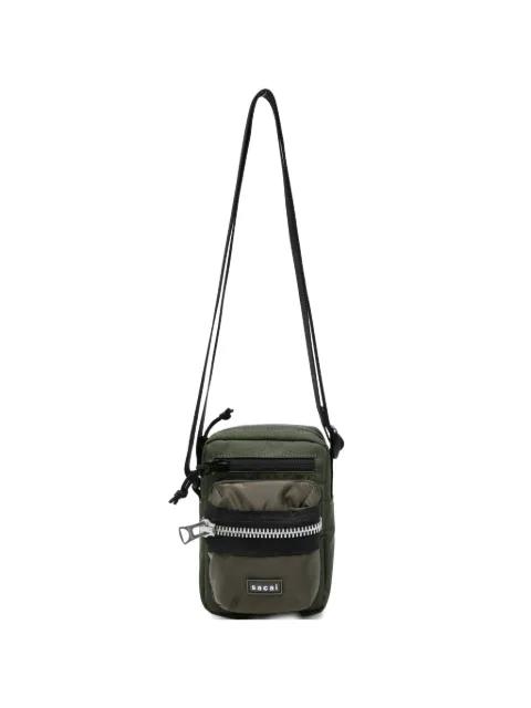zip-pocket crossbody bag by SACAI