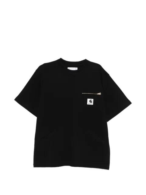 zipped-pocket T-shirt by SACAI