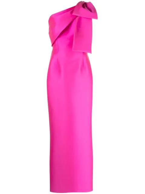 Bonnie one-shoulder gown by SACHIN&BABI