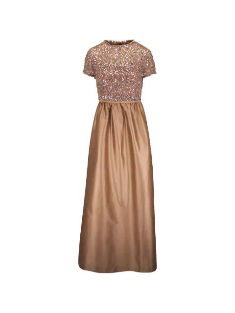 Londa beaded short-sleeved maxi dress by SACHIN&BABI