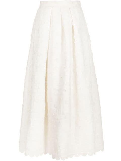 Pyaar floral-appliqué full skirt by SACHIN&BABI