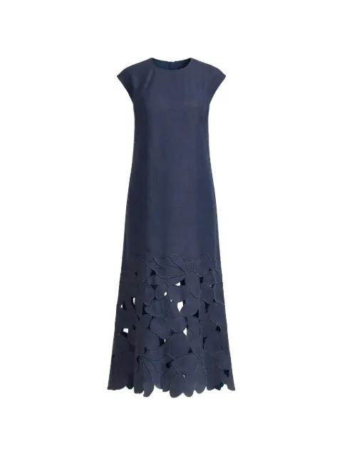 Sabette floral laser-cut midi dress by SACHIN&BABI
