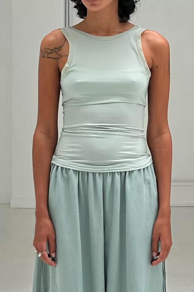 SAEMDI Oli Mesh Layered Tank Top by SAEMDI