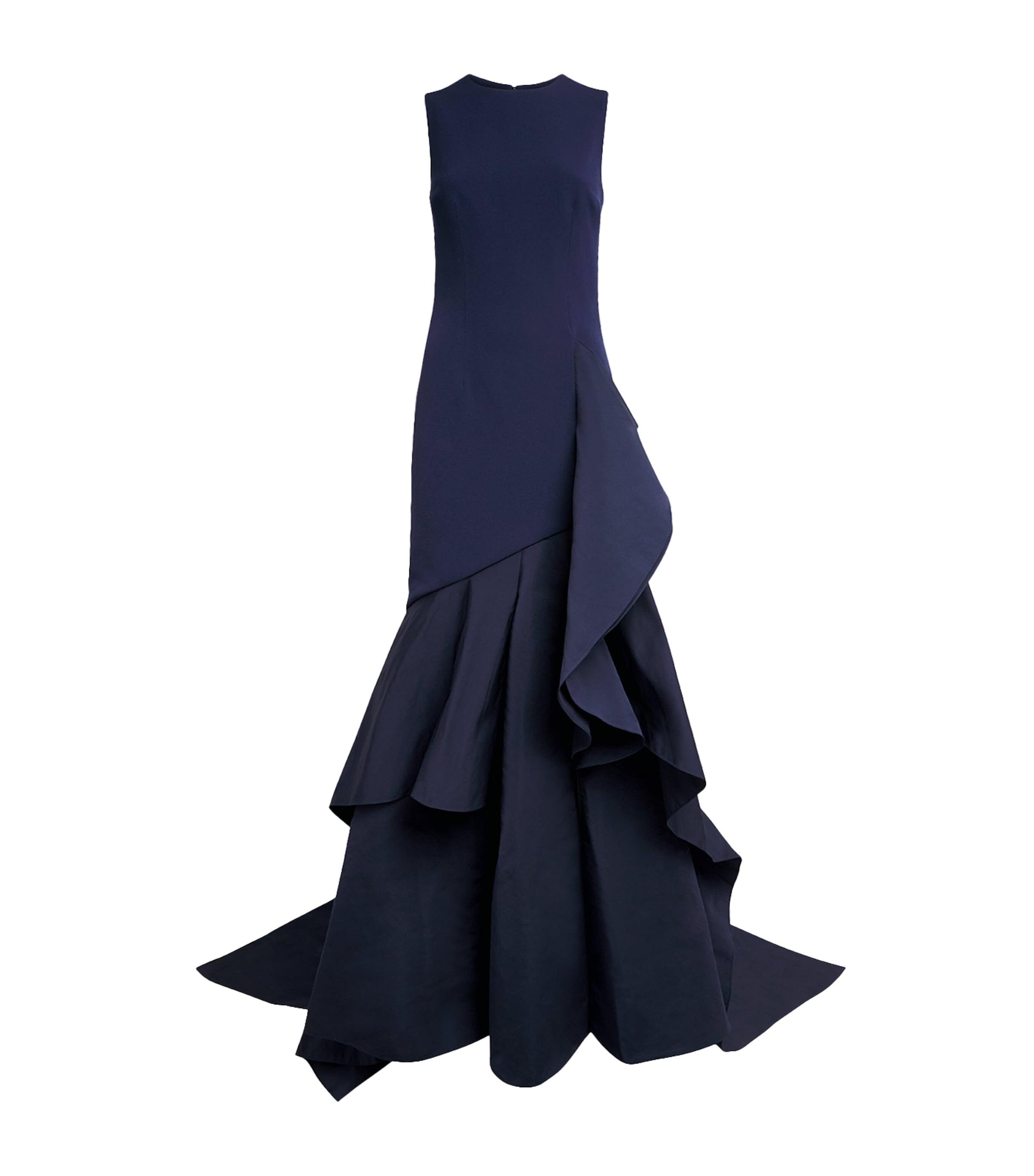 Safiyaa Ruffle Cons Gown by SAFIYAA