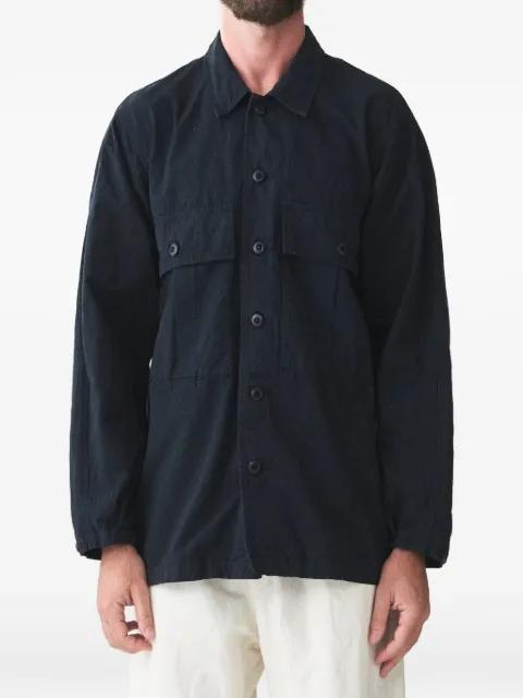 flap-pocket button-up shirt by SAGE DE CRET