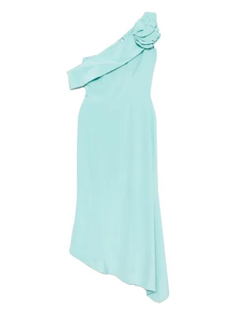 asymmetrical flower dress by SAIID KOBEISY