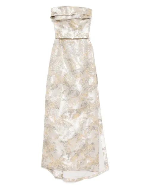 brocade long dress by SAIID KOBEISY