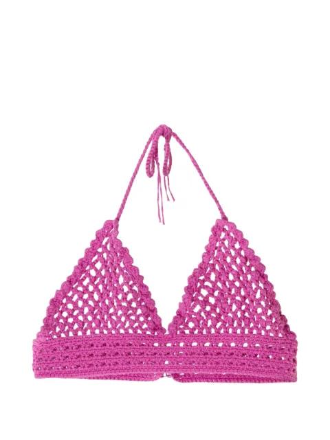 crochet tailored top by SAIID KOBEISY