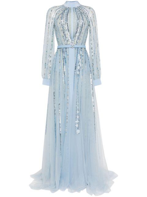 embroidered dress by SAIID KOBEISY