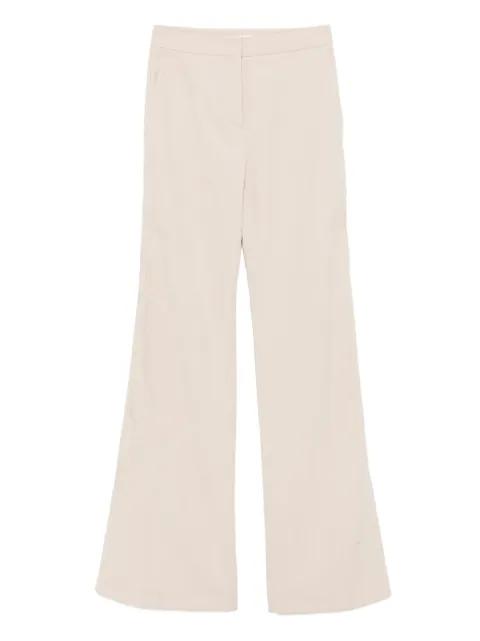embroidered flared trousers by SAIID KOBEISY